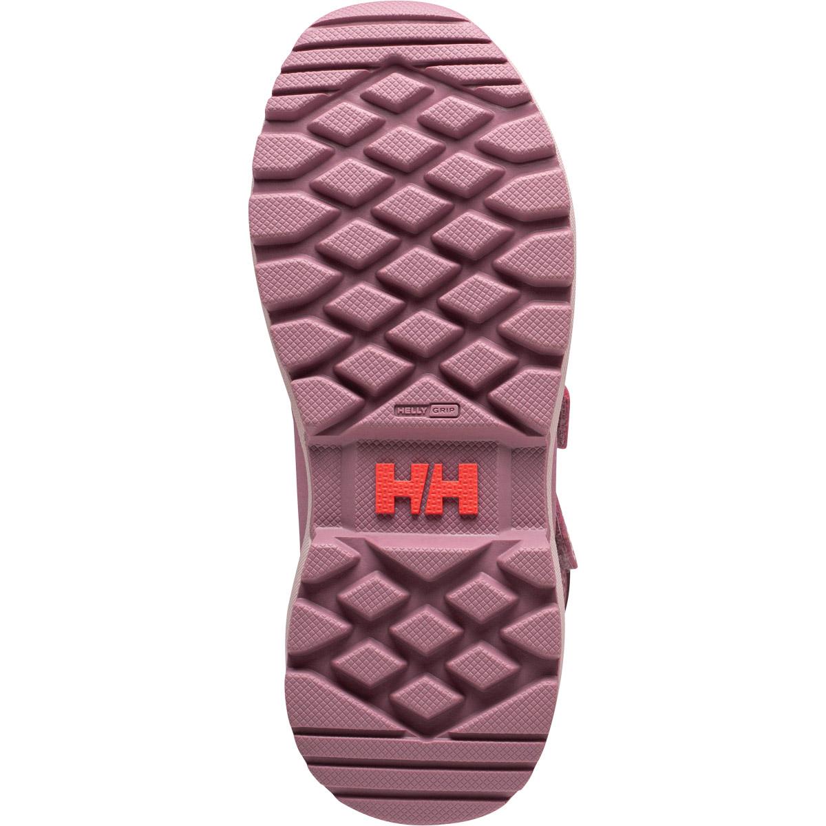 Helly Hansen JK Bowstring Velcro Vinterstøvler Børn PINK ASH / SYRIN / WILD ROSE