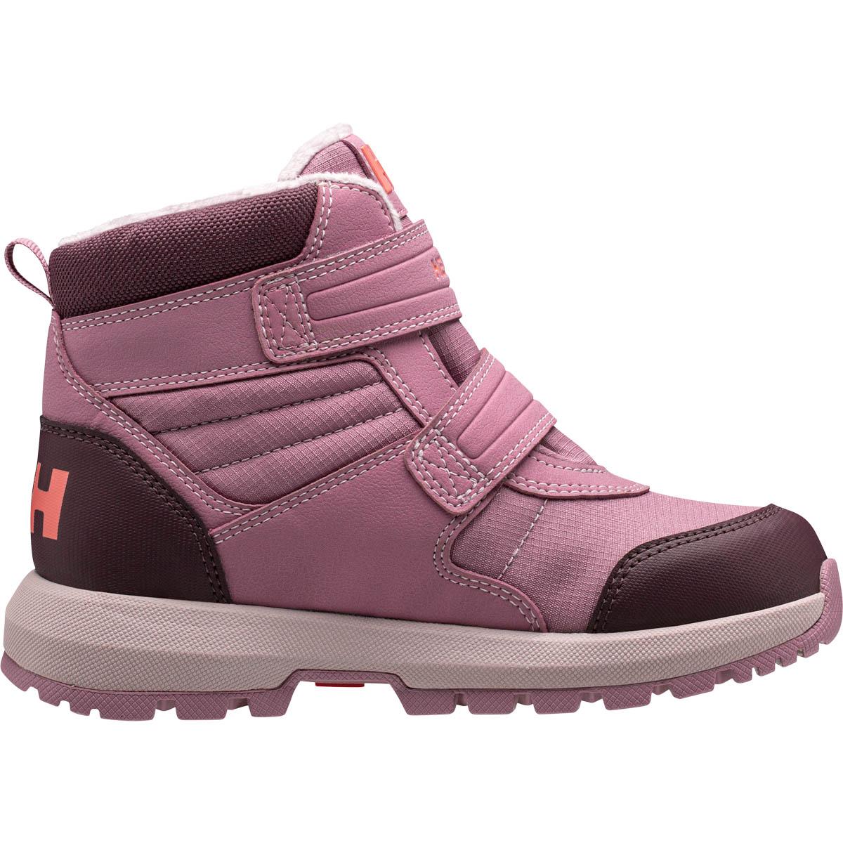 Helly Hansen JK Bowstring Velcro Vinterstøvler Børn PINK ASH / SYRIN / WILD ROSE
