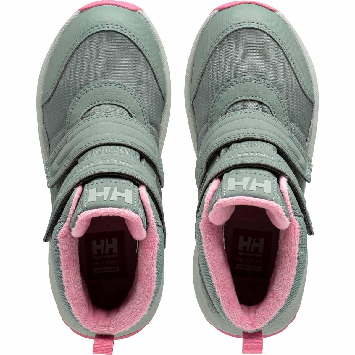 Helly Hansen JK Bowstring Velcro Vinterstøvler Børn 489 FOREST NIGHT / WARM ESPRES