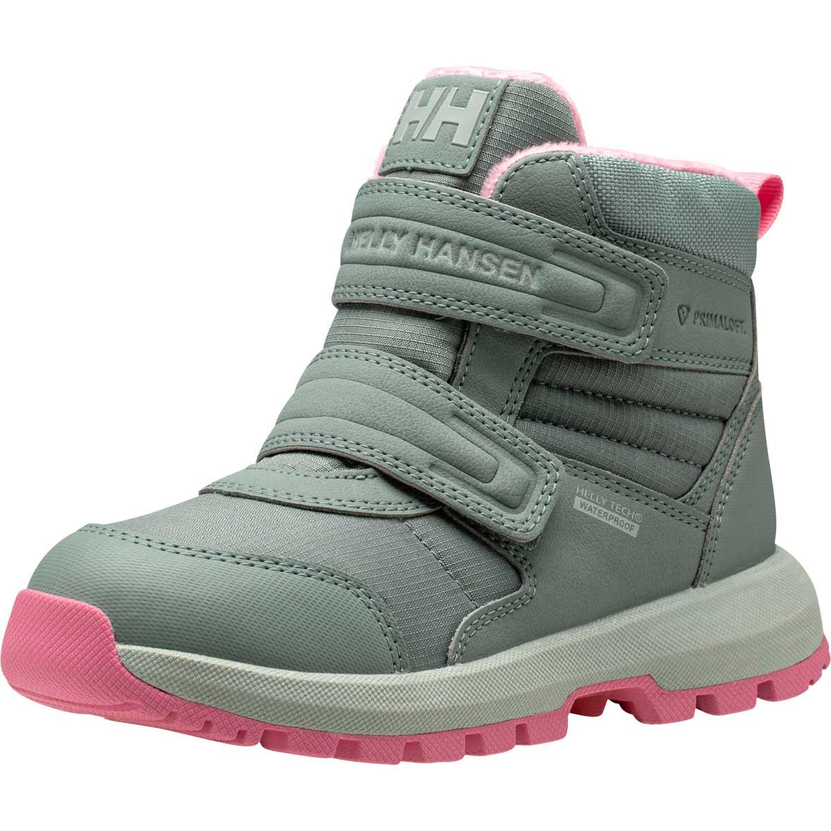 Helly Hansen JK Bowstring Velcro Vinterstøvler Børn 489 FOREST NIGHT / WARM ESPRES