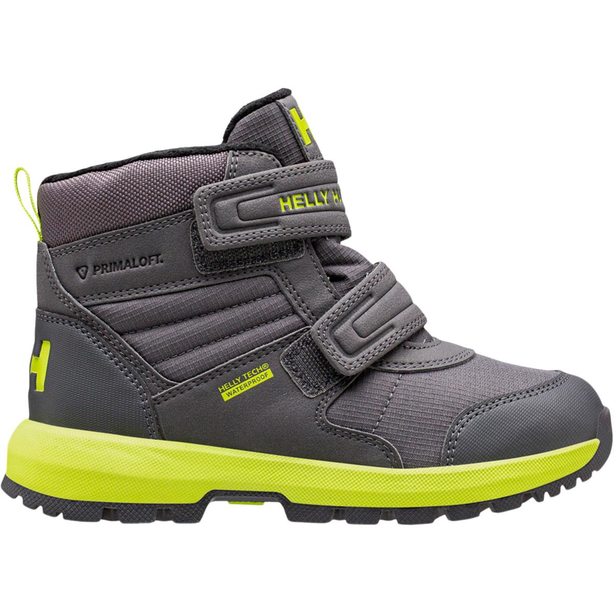 Helly Hansen JK Bowstring Velcro Vinterstøvler Børn THUNDER GREY