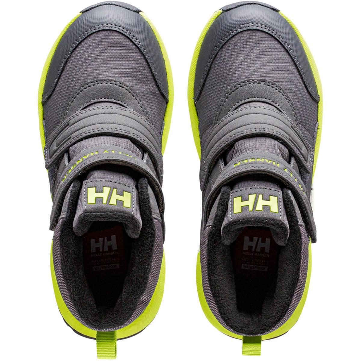 Helly Hansen JK Bowstring Velcro Vinterstøvler Børn THUNDER GREY