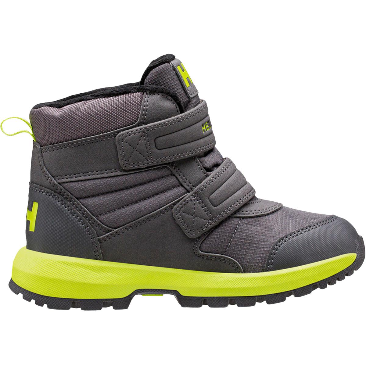 Helly Hansen JK Bowstring Velcro Vinterstøvler Børn THUNDER GREY