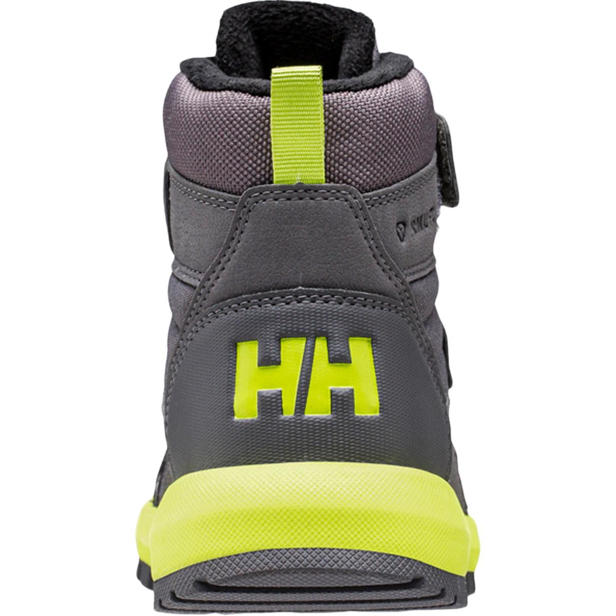 Helly Hansen JK Bowstring Velcro Vinterstøvler Børn THUNDER GREY
