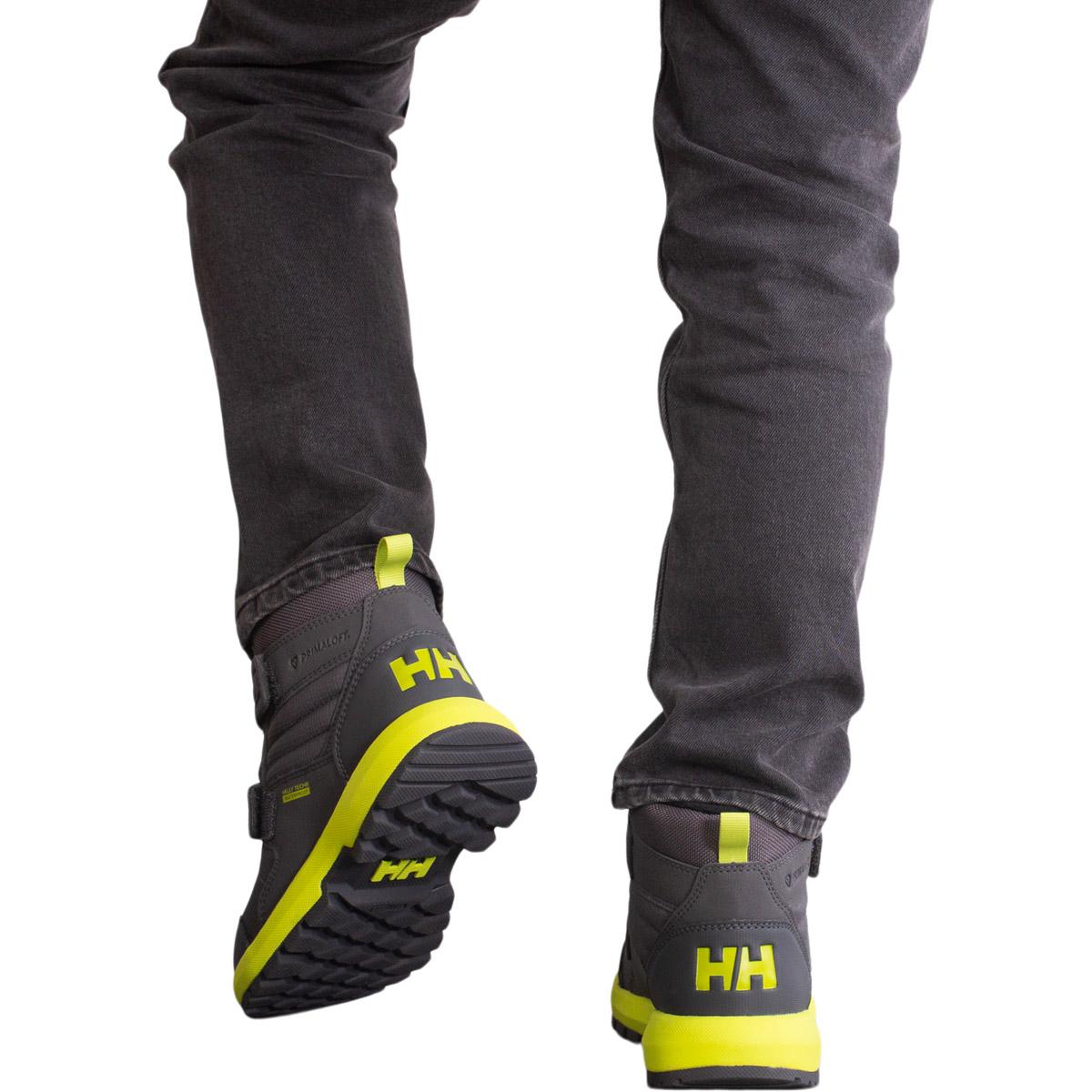 Helly Hansen JK Bowstring Velcro Vinterstøvler Børn THUNDER GREY