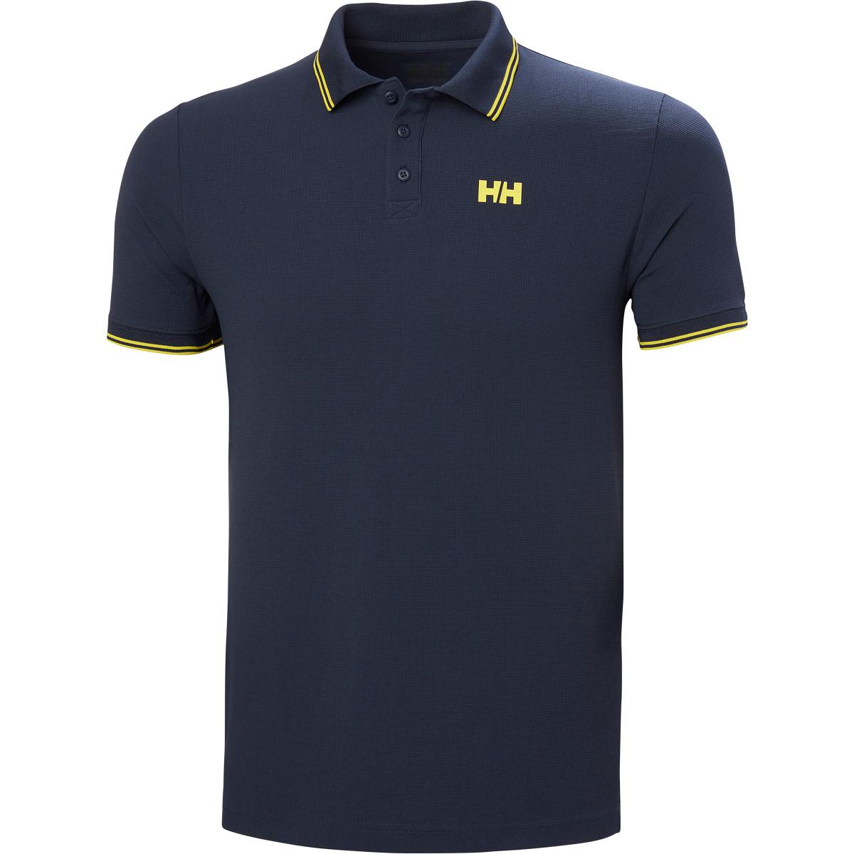 Helly Hansen Kos Polo T-shirt Herre 599 NIGHT BLUE / CHARCOAL / EV