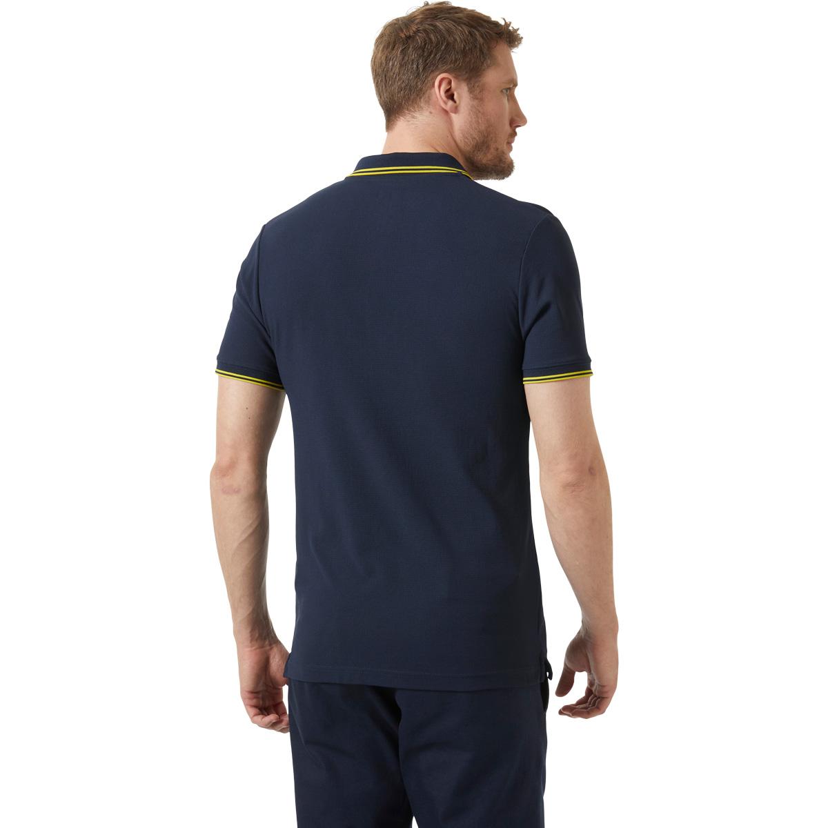 Helly Hansen Kos Polo T-shirt Herre 599 NIGHT BLUE / CHARCOAL / EV