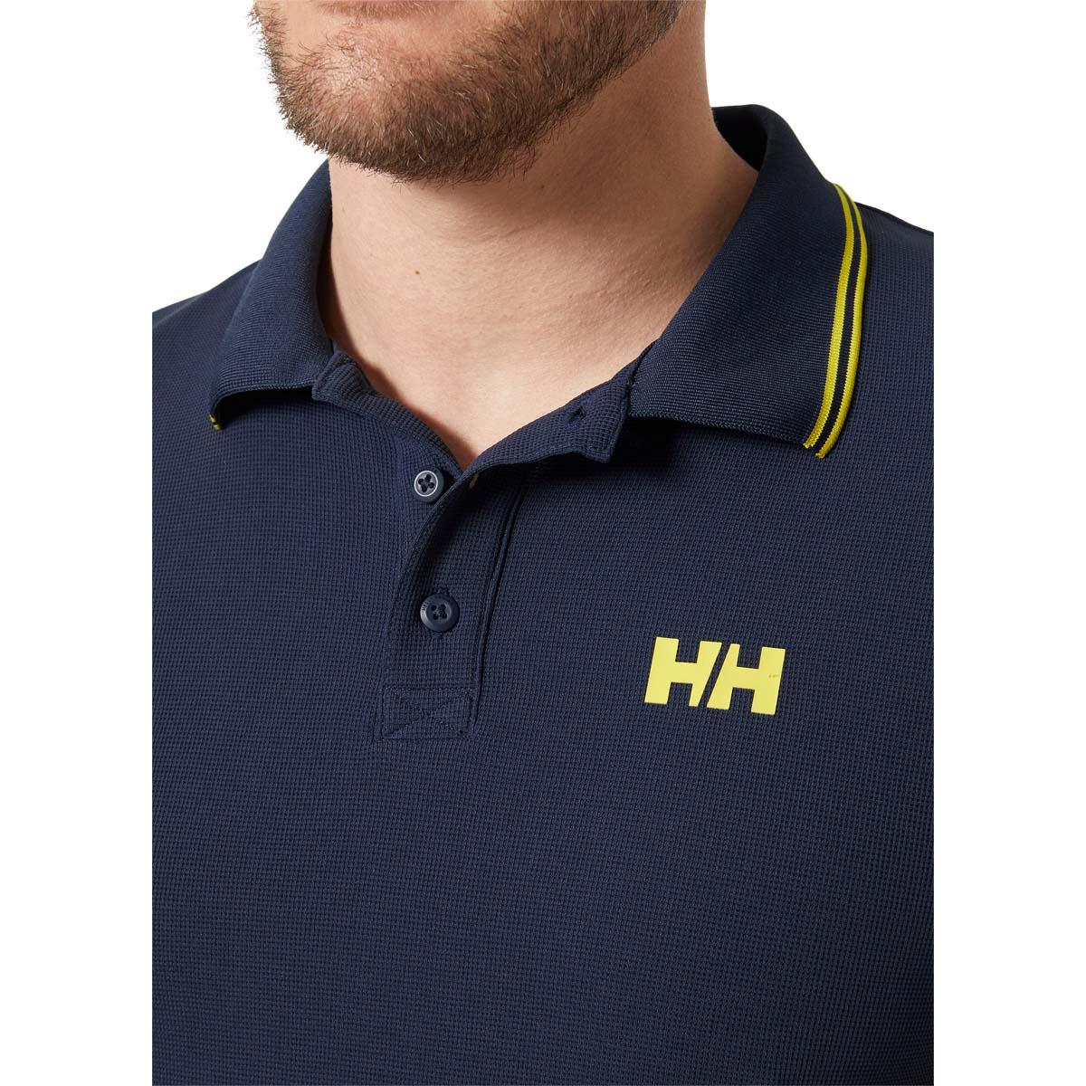 Helly Hansen Kos Polo T-shirt Herre 599 NIGHT BLUE / CHARCOAL / EV