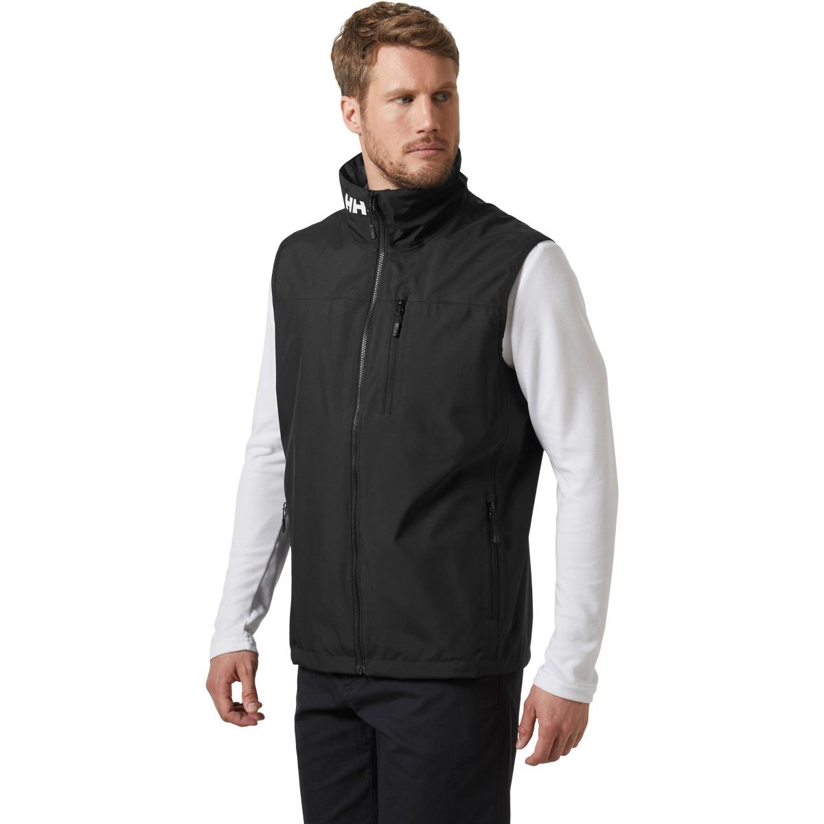 Helly Hansen Crew 2.0 Vest Herre 990 BLACK / NATURA / EBONY