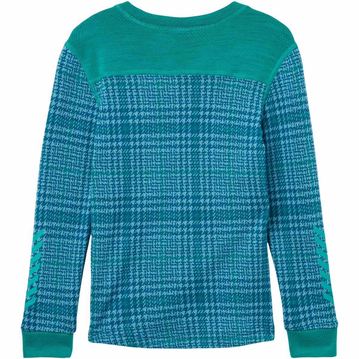 Helly Hansen Graphic Lifa K Merinould Skiundertøj Børn SIGNAL GREE
