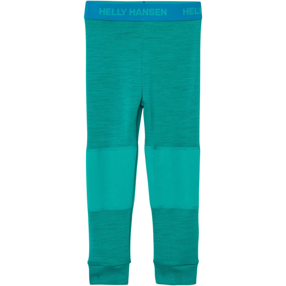 Helly Hansen Graphic Lifa K Merinould Skiundertøj Børn SIGNAL GREE