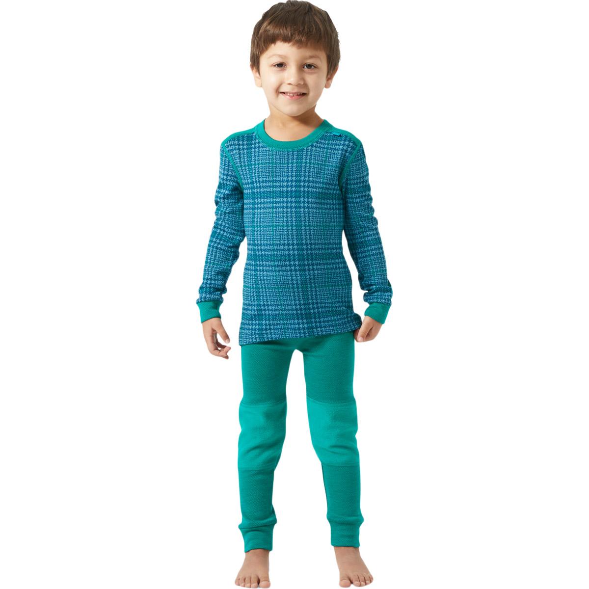Helly Hansen Graphic Lifa K Merinould Skiundertøj Børn SIGNAL GREE