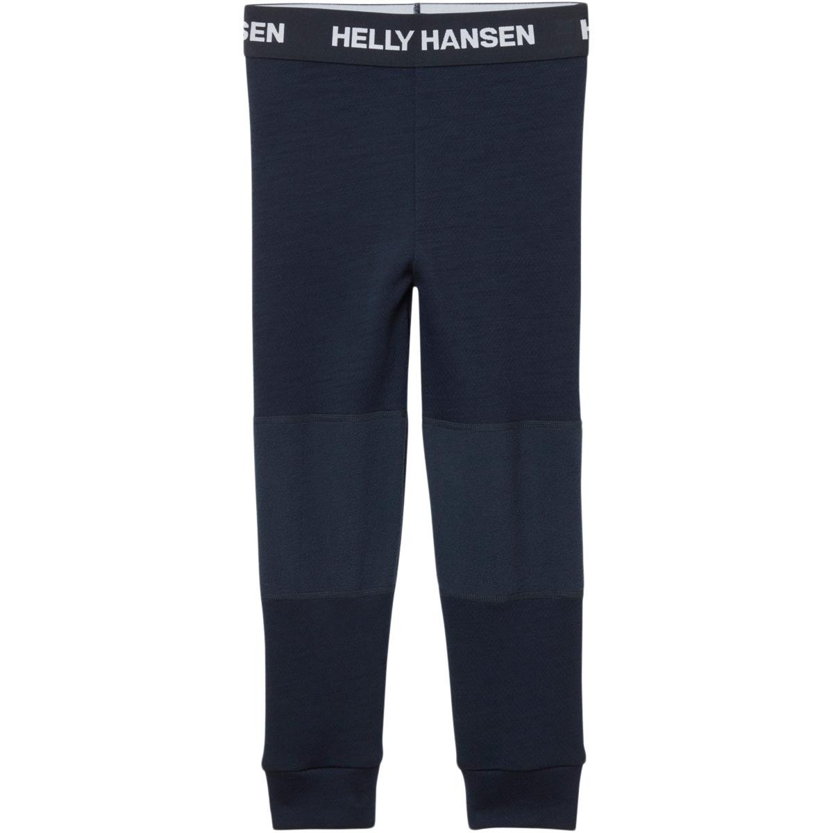 Helly Hansen Graphic Lifa K Merinould Skiundertøj Børn 598 NAVY AOP