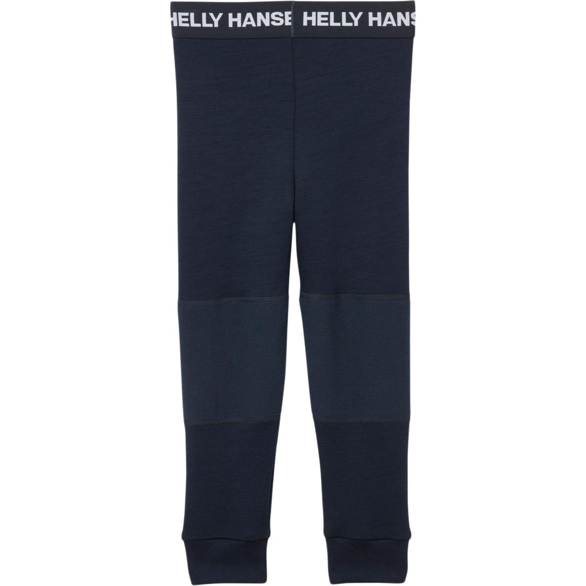 Helly Hansen Graphic Lifa K Merinould Skiundertøj Børn 598 NAVY AOP