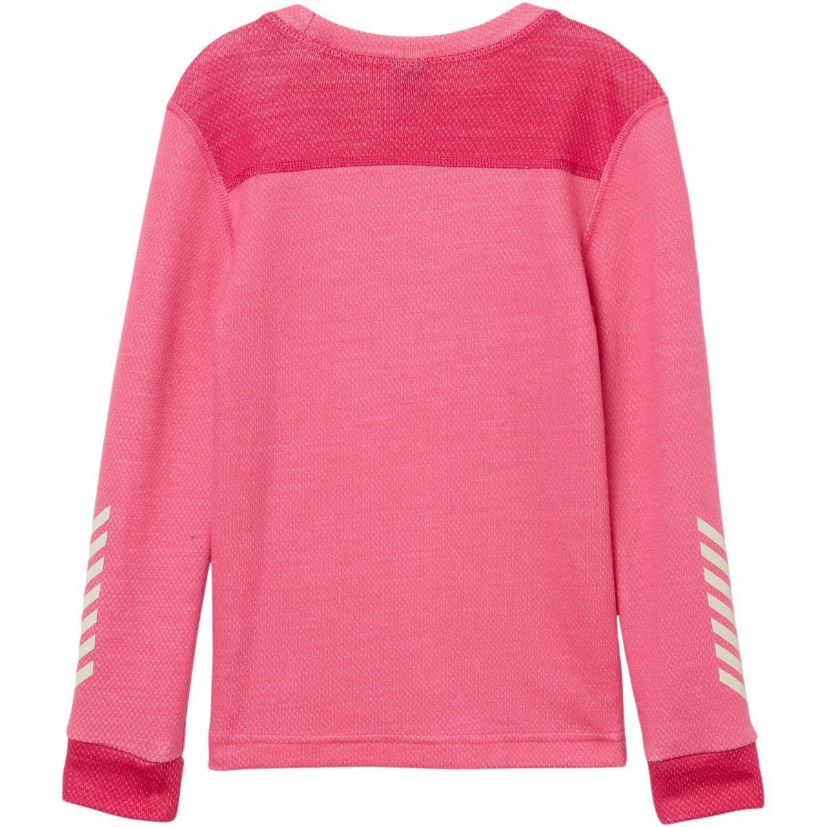Helly Hansen Lifa Merinould Skiundertøj Børn HOT PINK