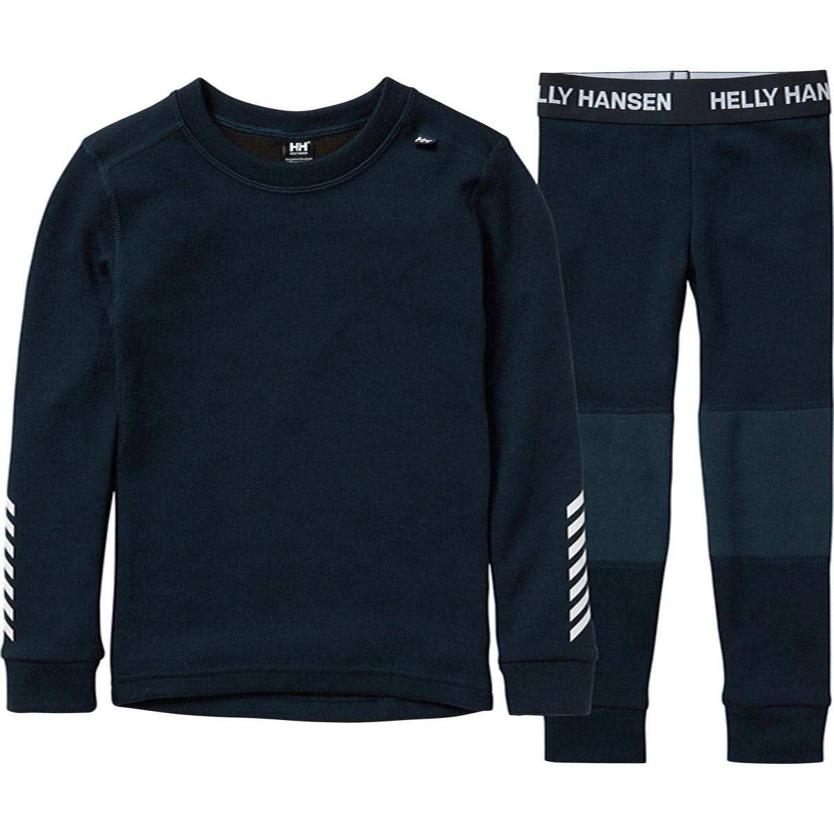 Helly Hansen Lifa Merinould Skiundertøj Børn Navy