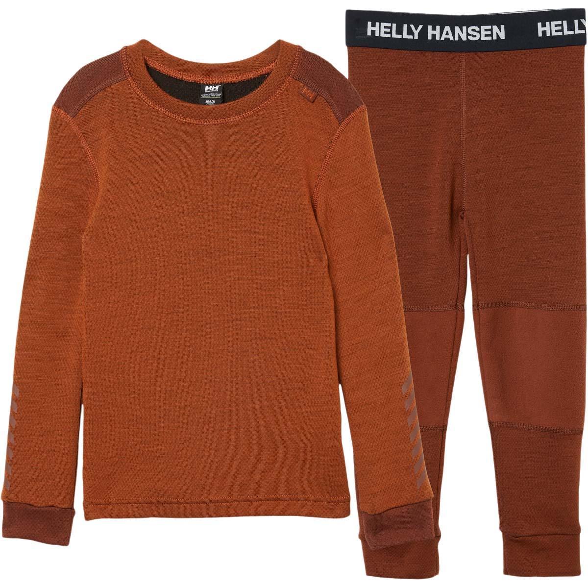 Helly Hansen Lifa Merinould Skiundertøj Børn GINGER BISCUIT