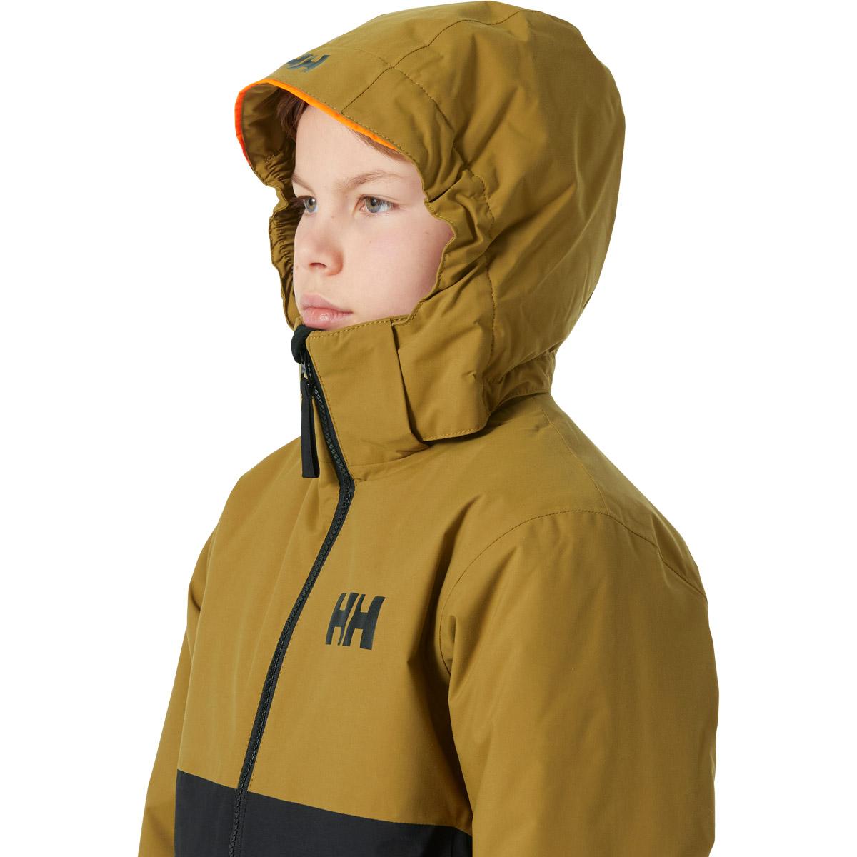 Helly Hansen Traverse Skijakke Barn 991 BLACK / EBONY / SPERRY GUM