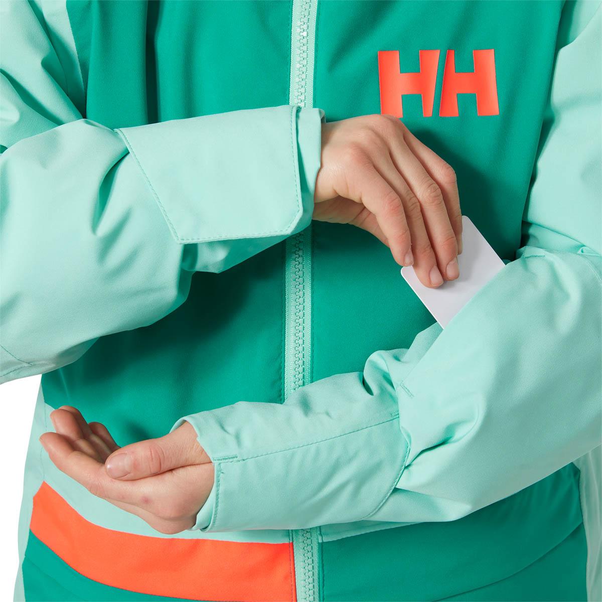 Helly Hansen Stellar 2.0 Skijakke Barn Turkis