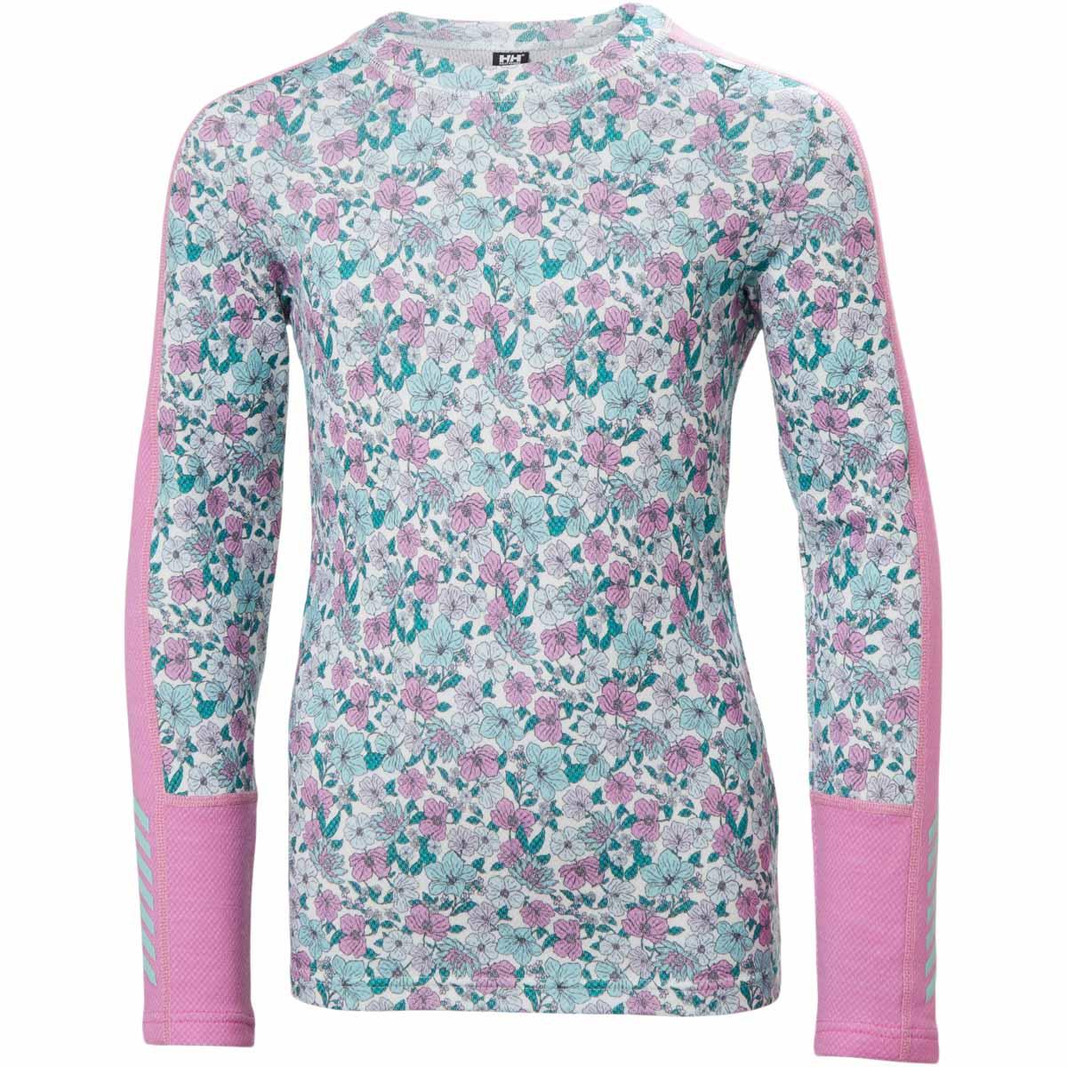 Helly Hansen Graphic Lifa Merinould Skiundertøj Børn 089 META PINK A