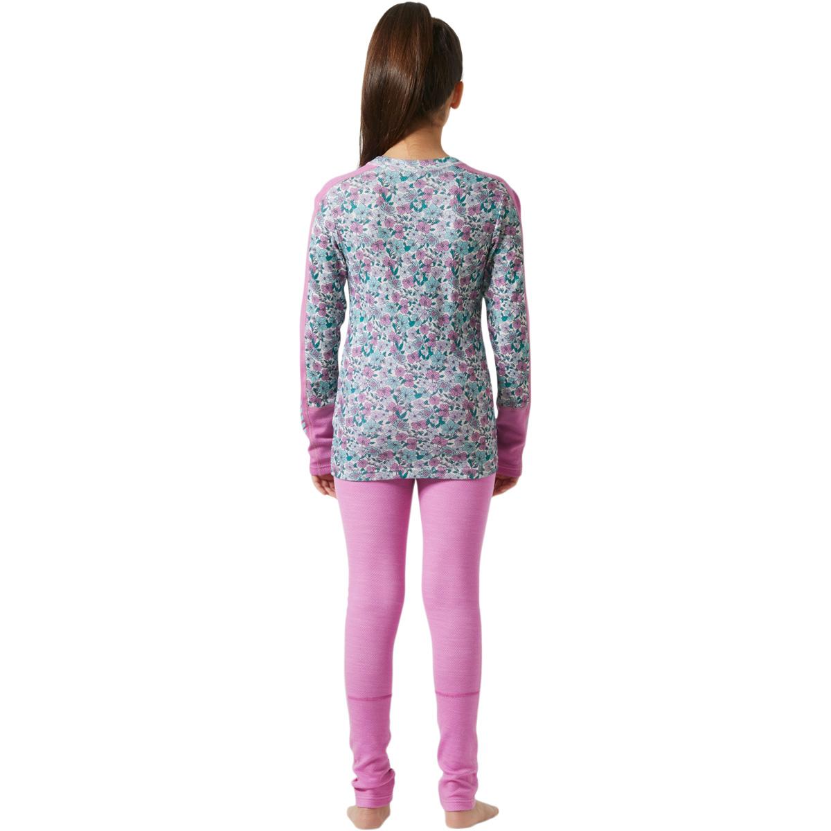 Helly Hansen Graphic Lifa Merinould Skiundertøj Børn 089 META PINK A