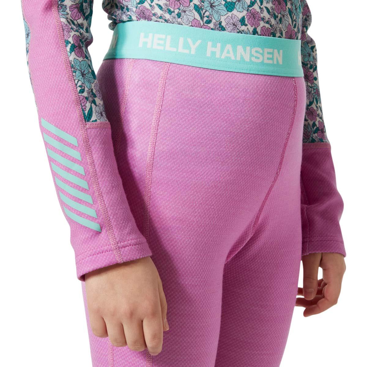 Helly Hansen Graphic Lifa Merinould Skiundertøj Børn 089 META PINK A