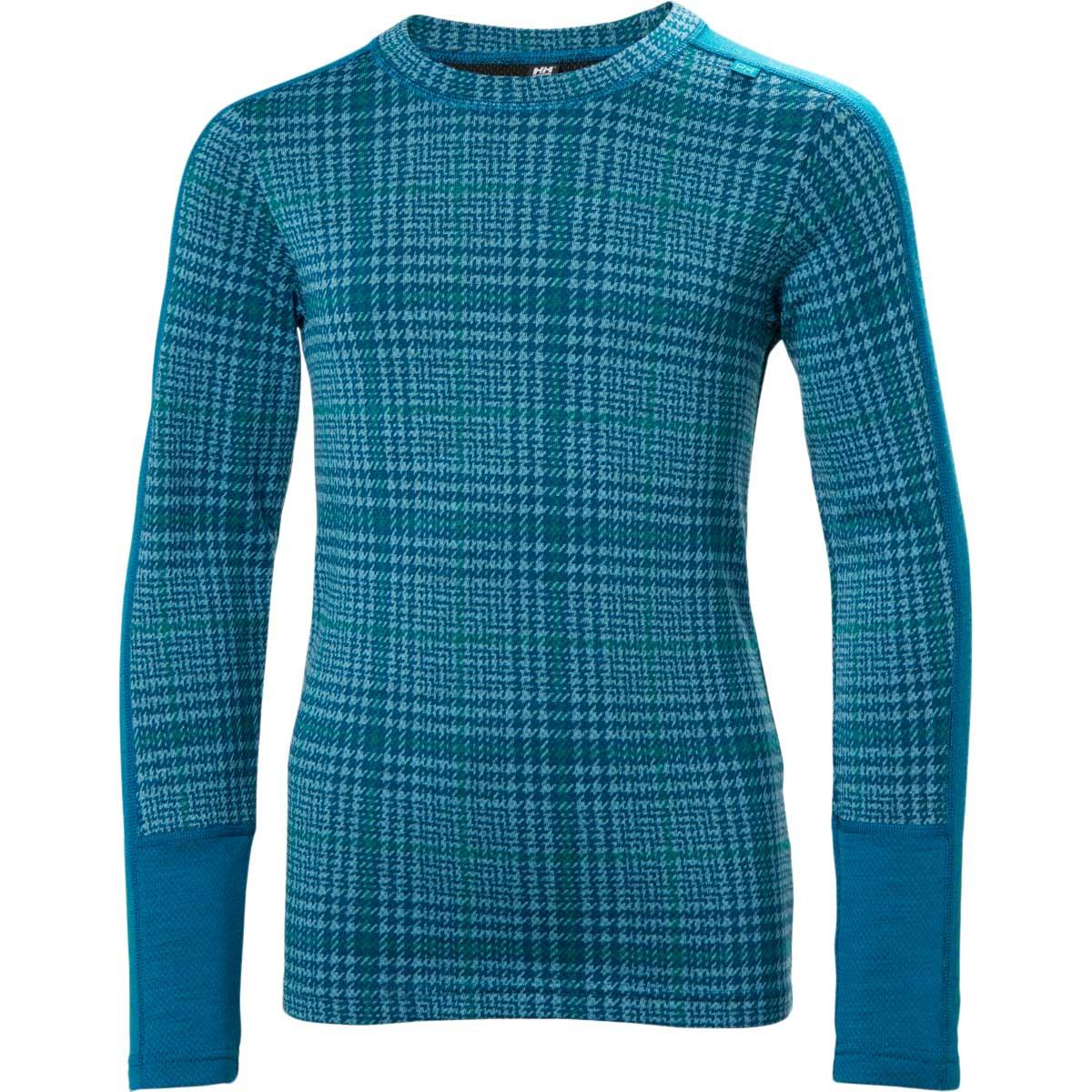 Helly Hansen Graphic Lifa Merinould Skiundertøj Børn 540 CERULEAN BL
