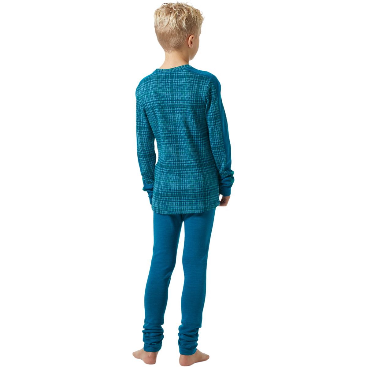 Helly Hansen Graphic Lifa Merinould Skiundertøj Børn 540 CERULEAN BL