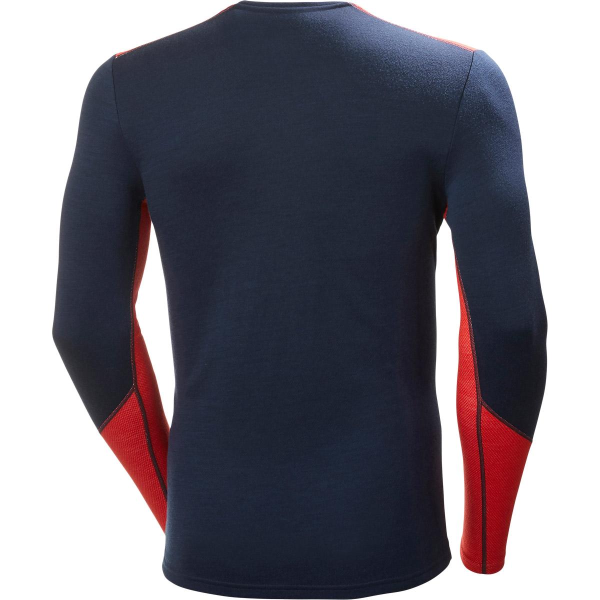 Helly Hansen Lifa Midweight Crew Merinould Skiundertrøje Herre 598 NAVY