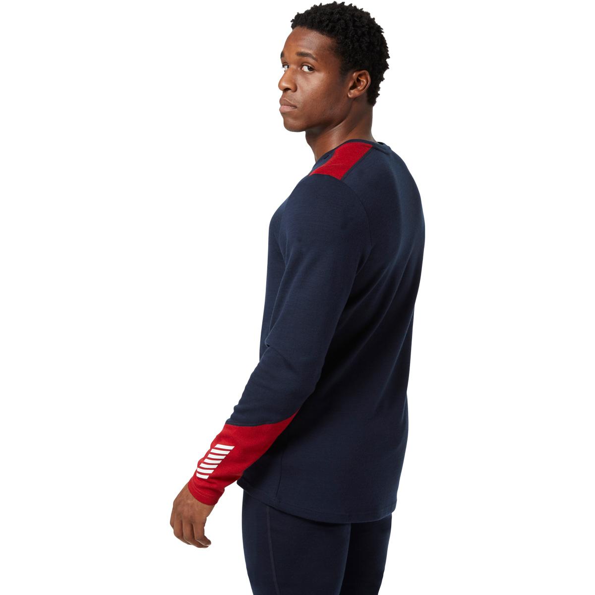 Helly Hansen Lifa Midweight Crew Merinould Skiundertrøje Herre 598 NAVY