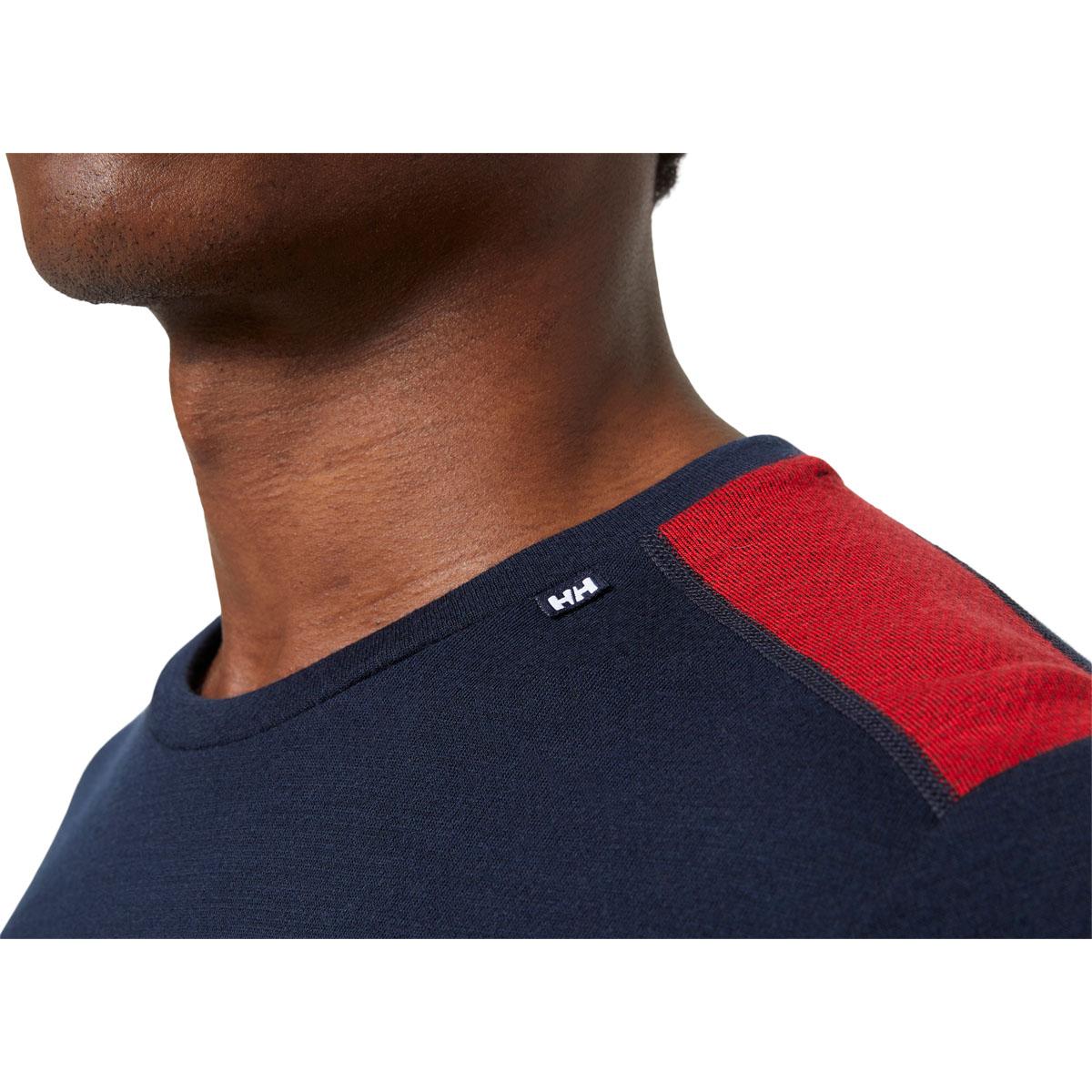 Helly Hansen Lifa Midweight Crew Merinould Skiundertrøje Herre 598 NAVY