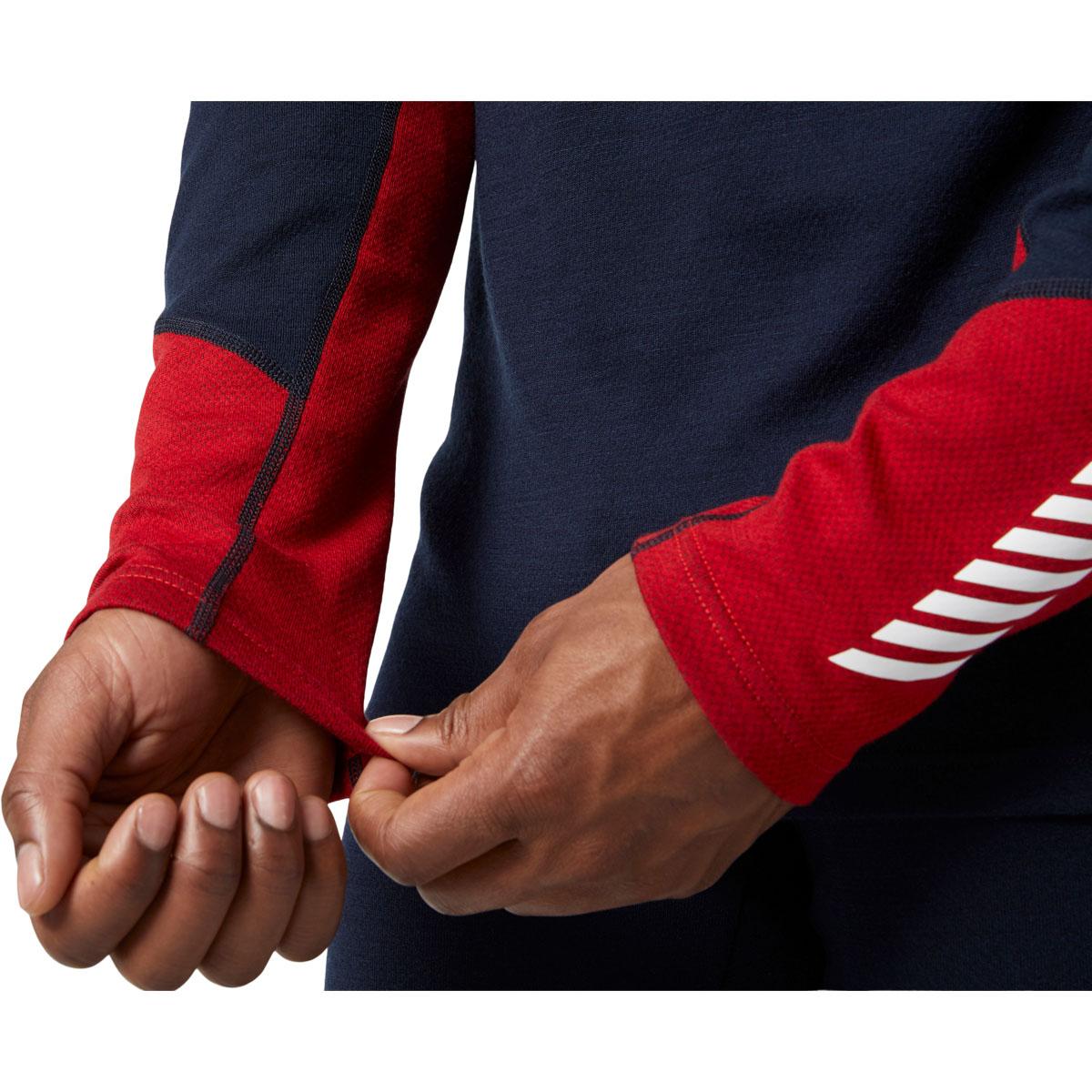 Helly Hansen Lifa Midweight Crew Merinould Skiundertrøje Herre 598 NAVY