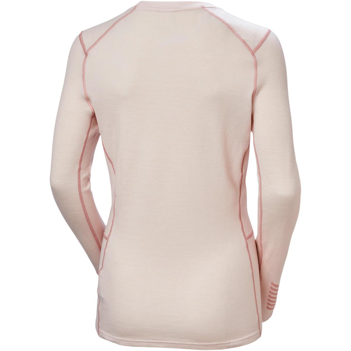 Helly Hansen Lifa Midweight Graphic Merinould Skiundertrøje Dame 082 PINK TINT