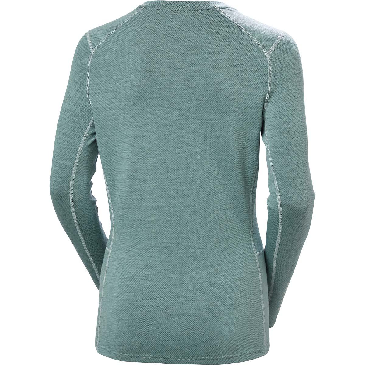Helly Hansen Lifa Midweight Graphic Merinould Skiundertrøje Dame 489 FOREST NIGHT / WARM ESPRES