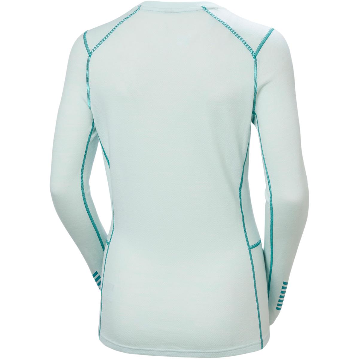 Helly Hansen Lifa Midweight Graphic Merinould Skiundertrøje Dame 562 ICICLE NORD