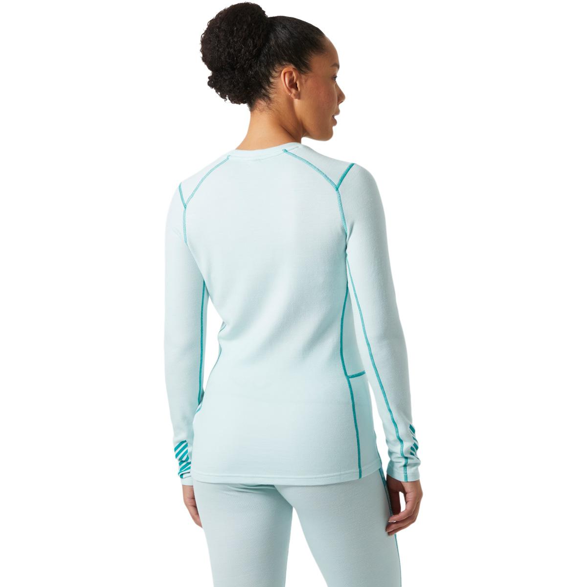 Helly Hansen Lifa Midweight Graphic Merinould Skiundertrøje Dame 562 ICICLE NORD