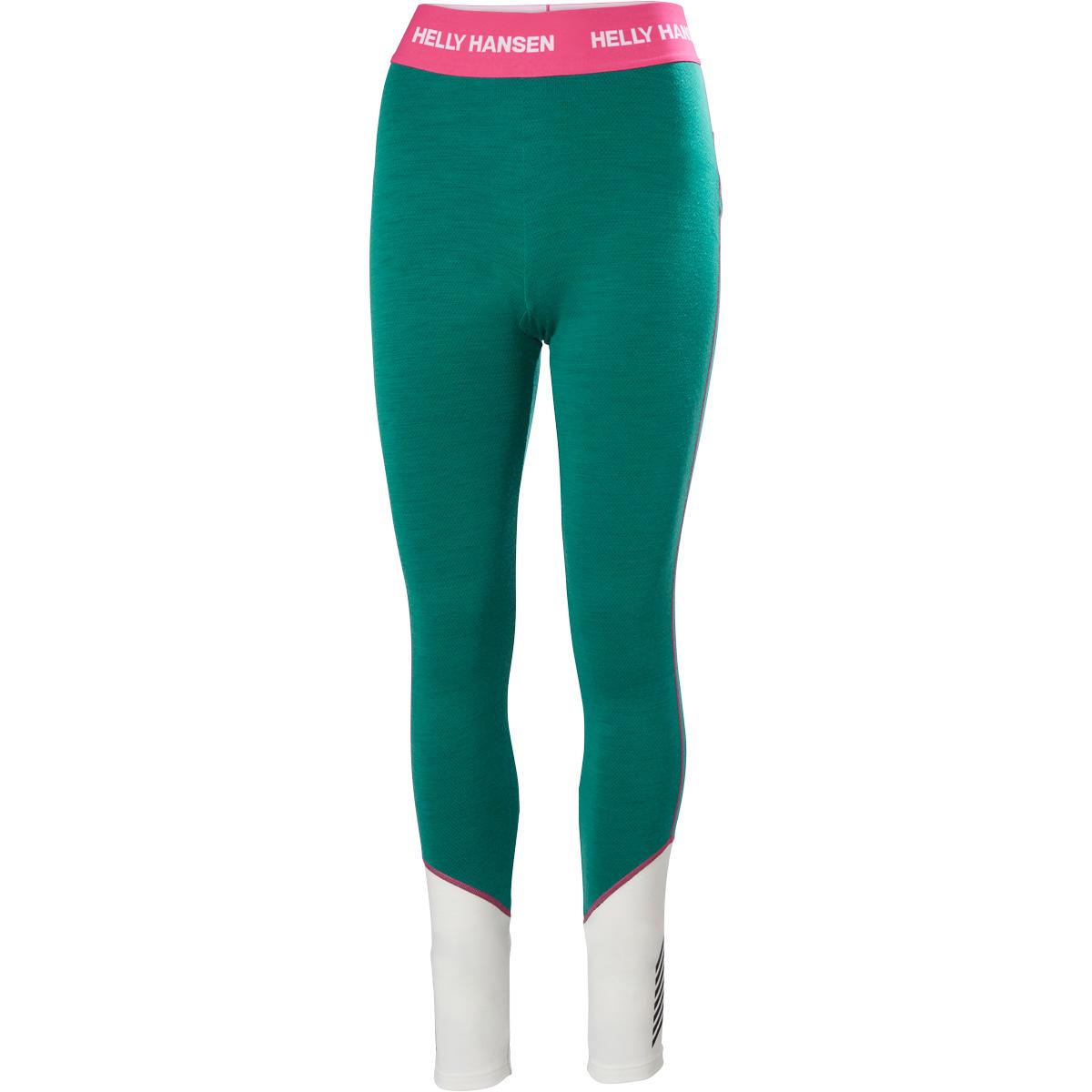 Helly Hansen Lifa Midweight Merinould Skiunderbukser Dame EMERALD