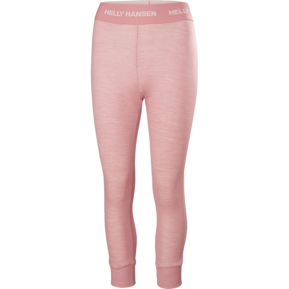 Helly Hansen Lifa Midweight 3/4 Merinould Skiunderbukser Dame 057 PINK SALT