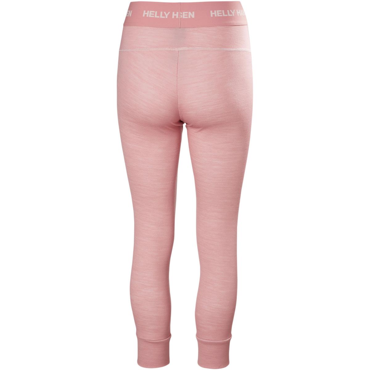 Helly Hansen Lifa Midweight 3/4 Merinould Skiunderbukser Dame 057 PINK SALT