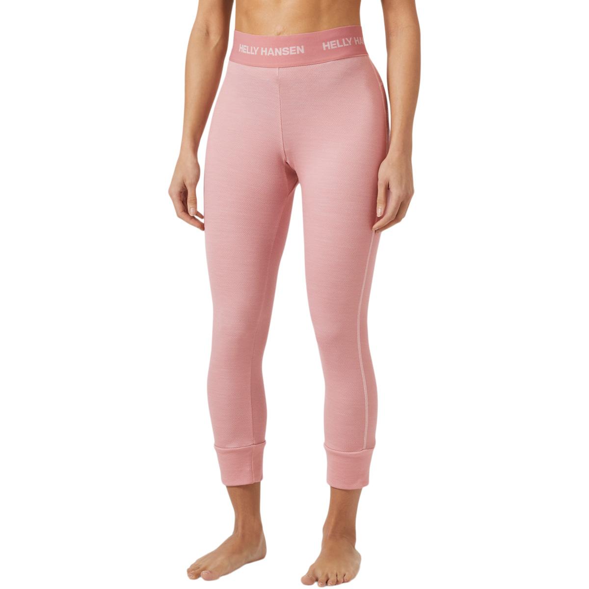 Helly Hansen Lifa Midweight 3/4 Merinould Skiunderbukser Dame 057 PINK SALT
