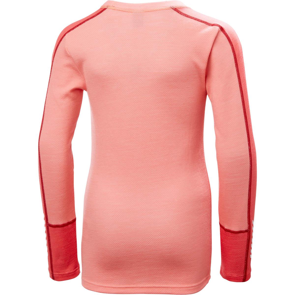 Helly Hansen Lifa Midweight Merinould Skiundertøj Børn SUNSET PINK