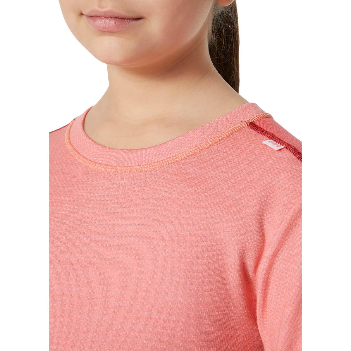 Helly Hansen Lifa Midweight Merinould Skiundertøj Børn SUNSET PINK