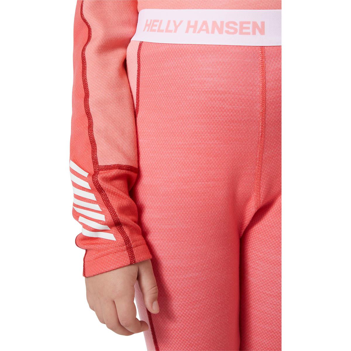 Helly Hansen Lifa Midweight Merinould Skiundertøj Børn SUNSET PINK