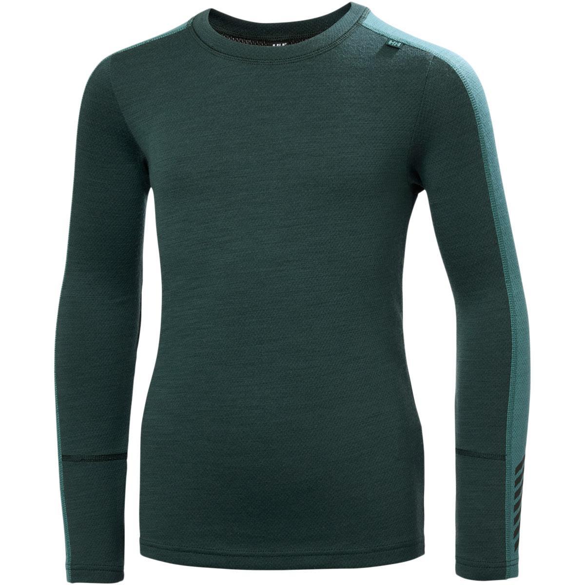 Helly Hansen Lifa Midweight Merinould Skiundertøj Børn DARK JUNGLE