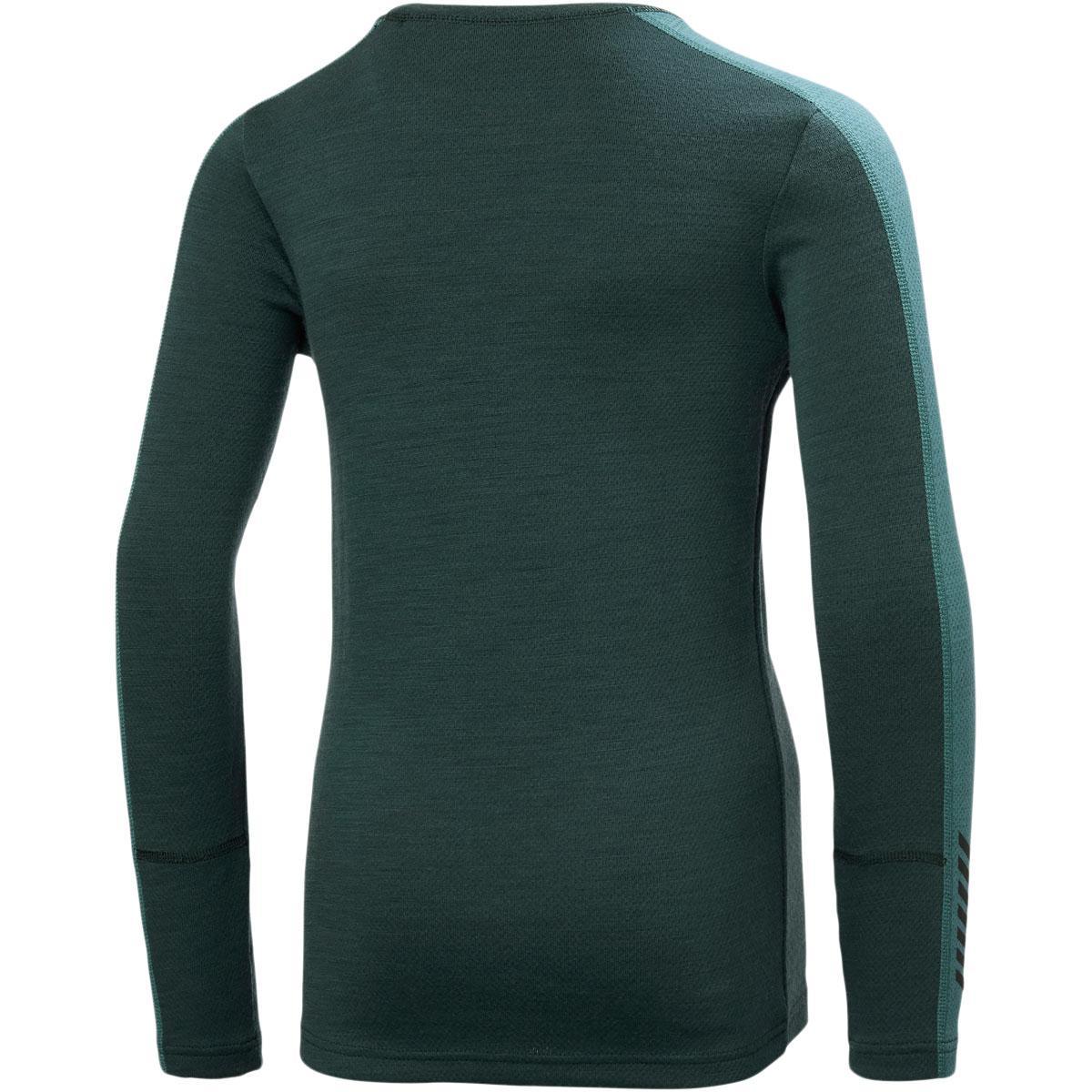 Helly Hansen Lifa Midweight Merinould Skiundertøj Børn DARK JUNGLE