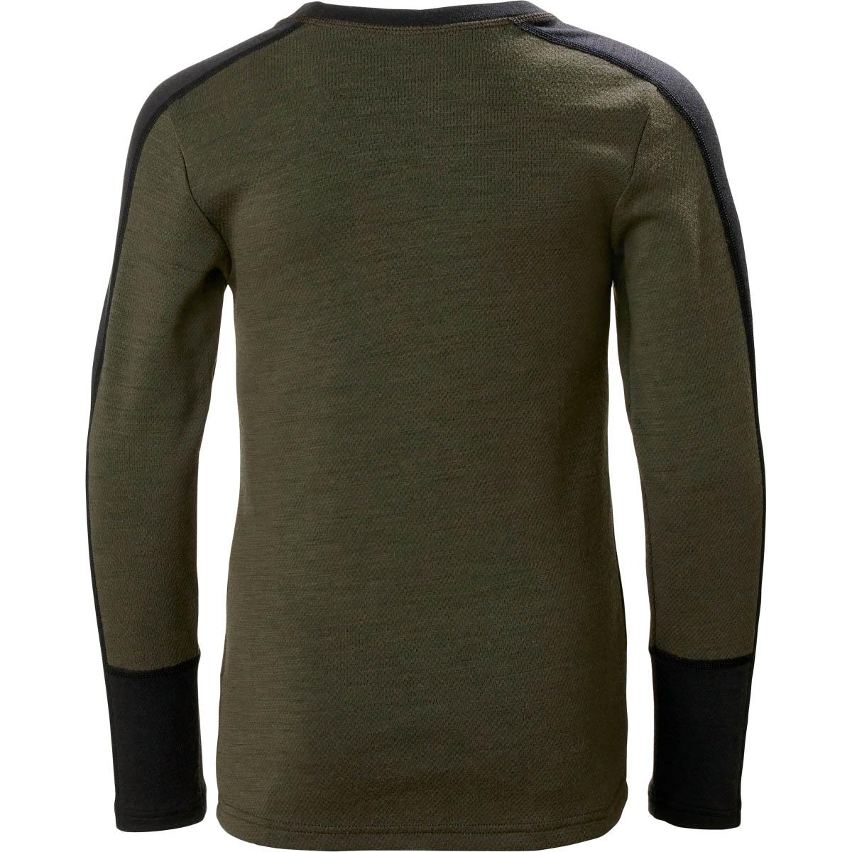 Helly Hansen Lifa Midweight Merinould Skiundertøj Børn UTILITY GREEN CAMO