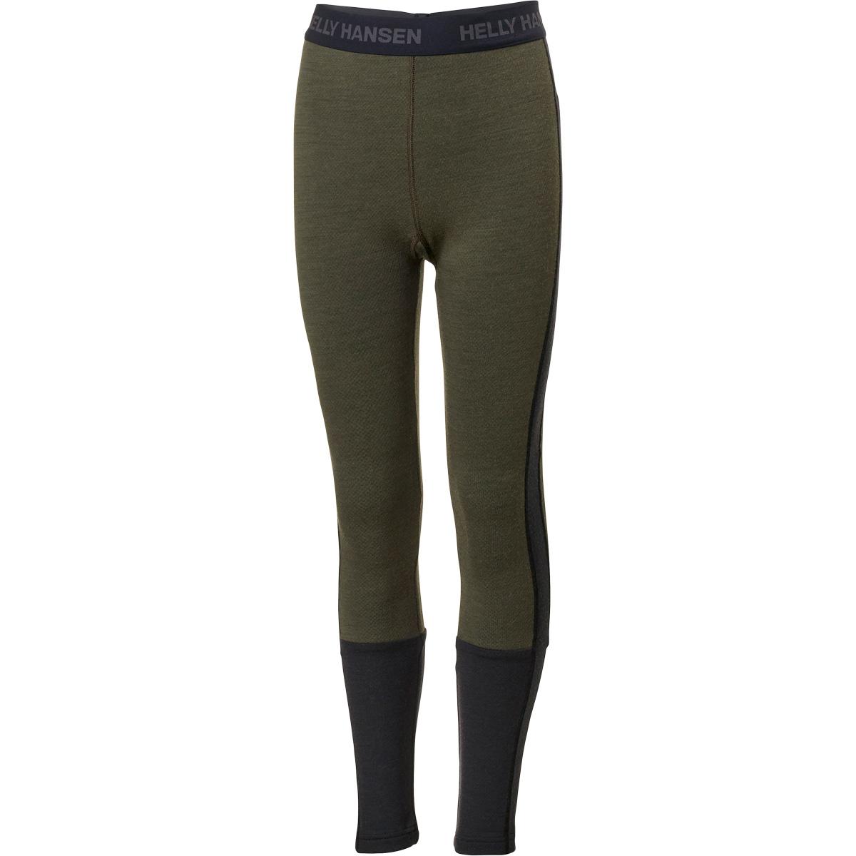 Helly Hansen Lifa Midweight Merinould Skiundertøj Børn UTILITY GREEN CAMO