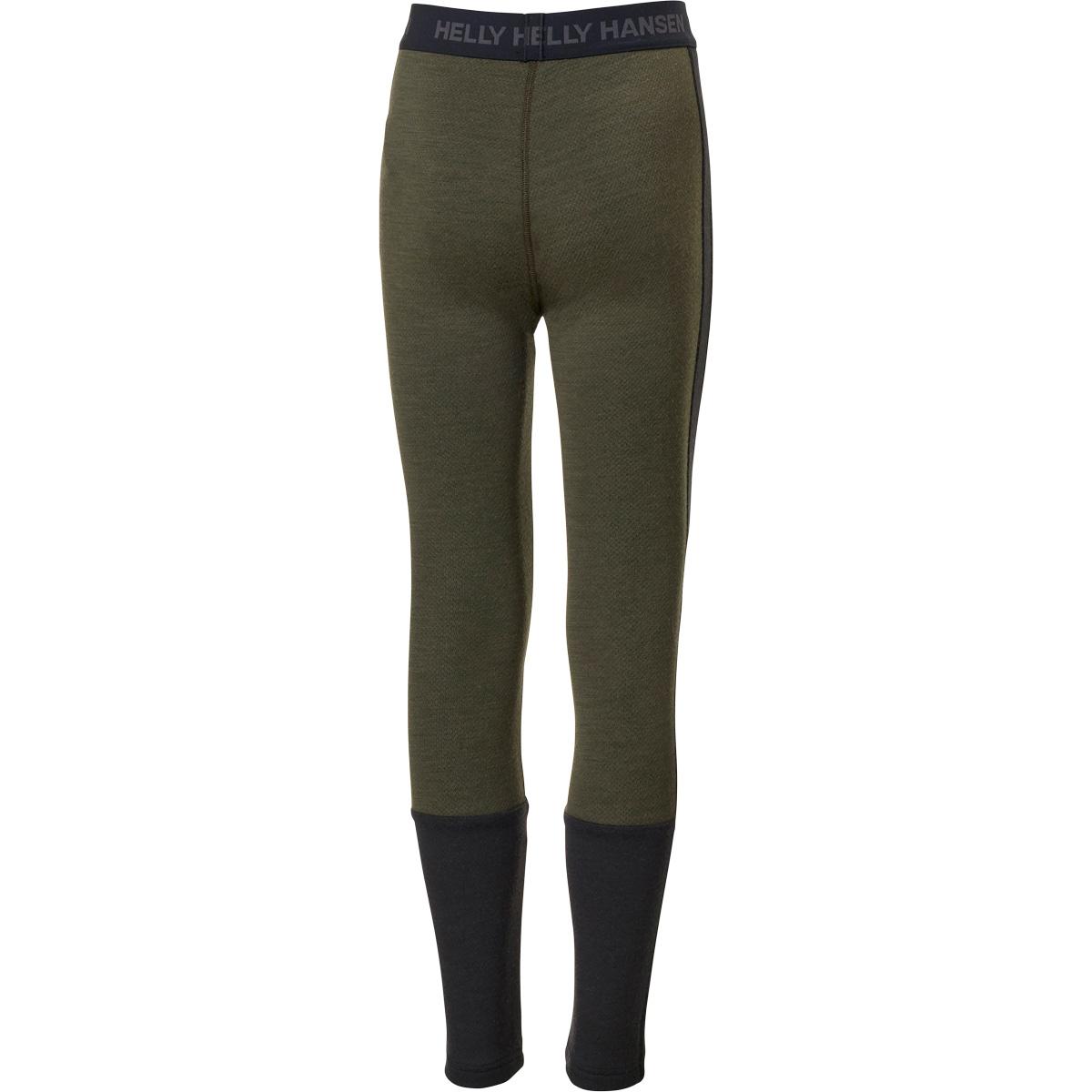 Helly Hansen Lifa Midweight Merinould Skiundertøj Børn UTILITY GREEN CAMO