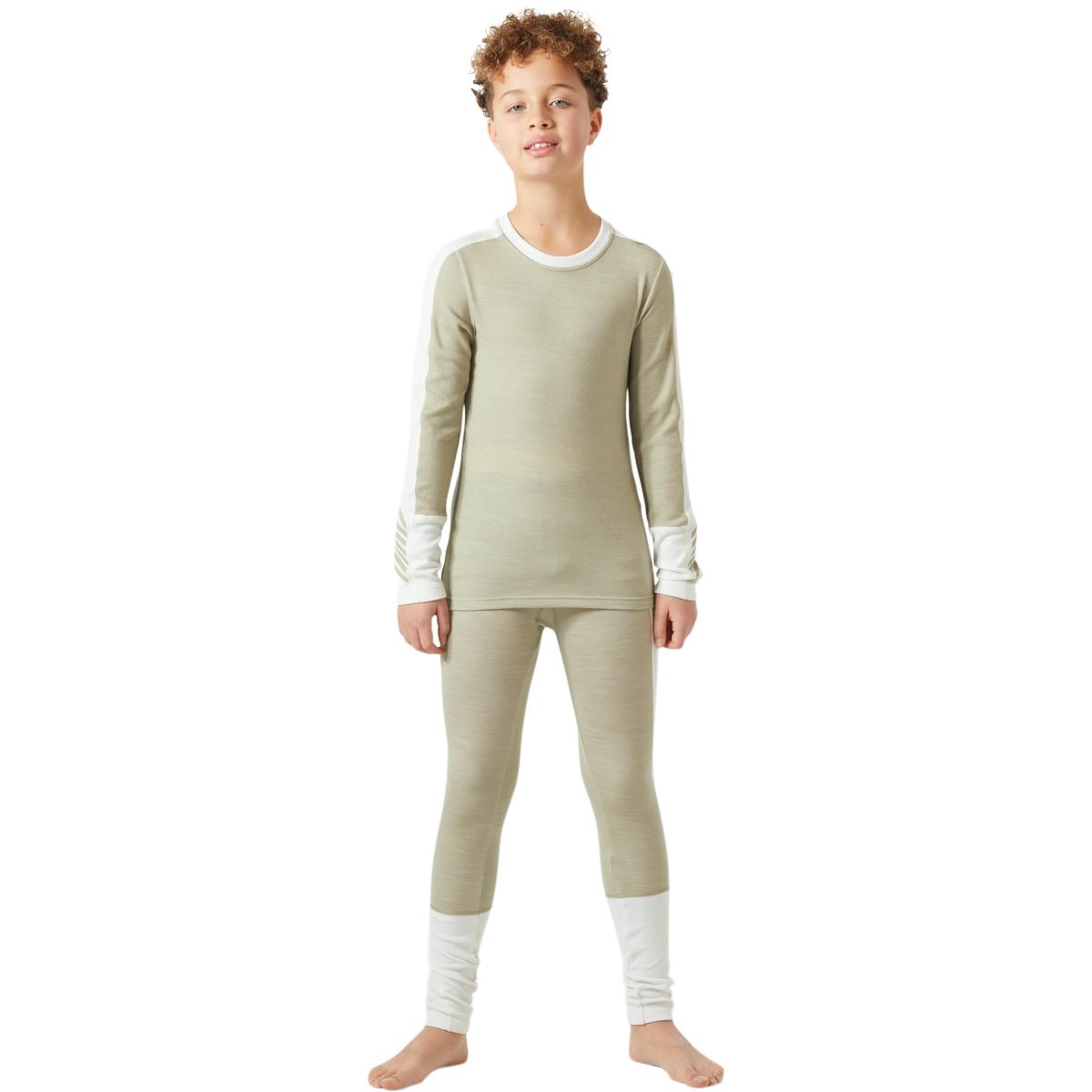 Helly Hansen Lifa Midweight Merinould Skiundertøj Børn 463 LIGHT LAV