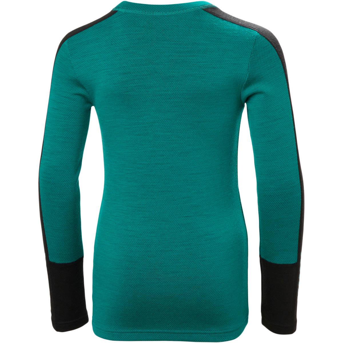 Helly Hansen Lifa Midweight Merinould Skiundertøj Børn 466 SIGNAL GREE
